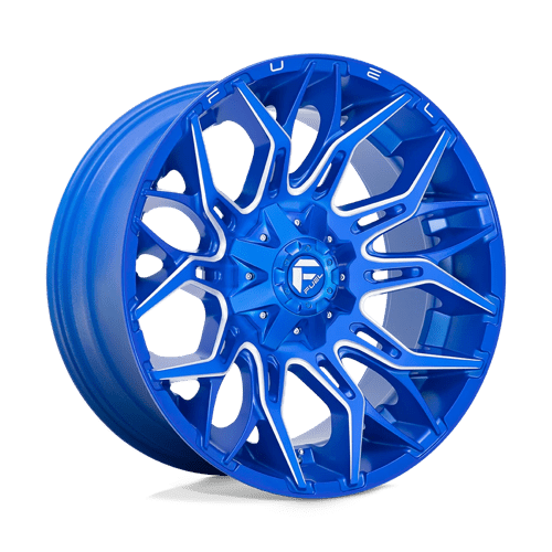 Fuel Off-Road D770 TWITCH Blue Wheel 22X10 8x6.5 -18 (D77022008247)