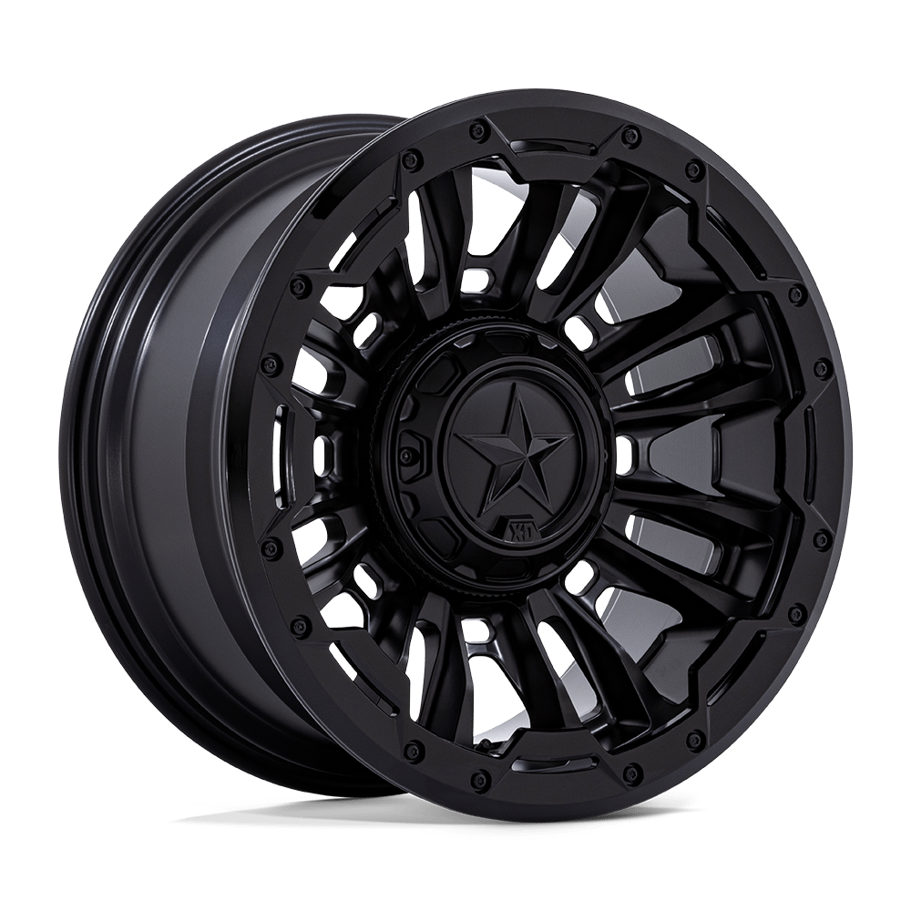 KMC XD870 Bomber Matte Black Wheel 20X10 5x127/5x139.7 -18mm (XD870MX20103518N)