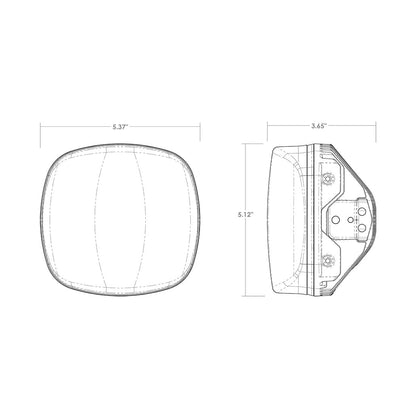 Rigid Adapt XE Extreme Enduro LED Moto Kit White (300417)