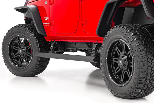 Rough Country Power Running Boards | Dual Electric Motor | 4 Door | Jeep Wrangler Unlimited (07-18)