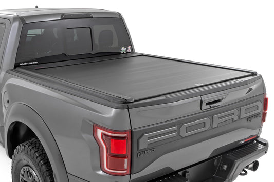Rough Country Powered Retractable Bed Cover | 5'7" Bed | Ford F-150 (21-24)/F-150 Lightning (22-24) 