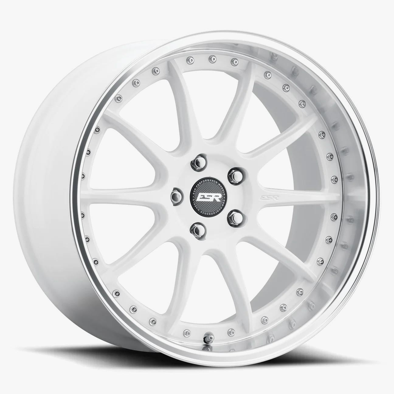 ESR CS12 19x10.5 5x114.3 +22 72.56 Gloss White (90551422 CS12WHT-ML)