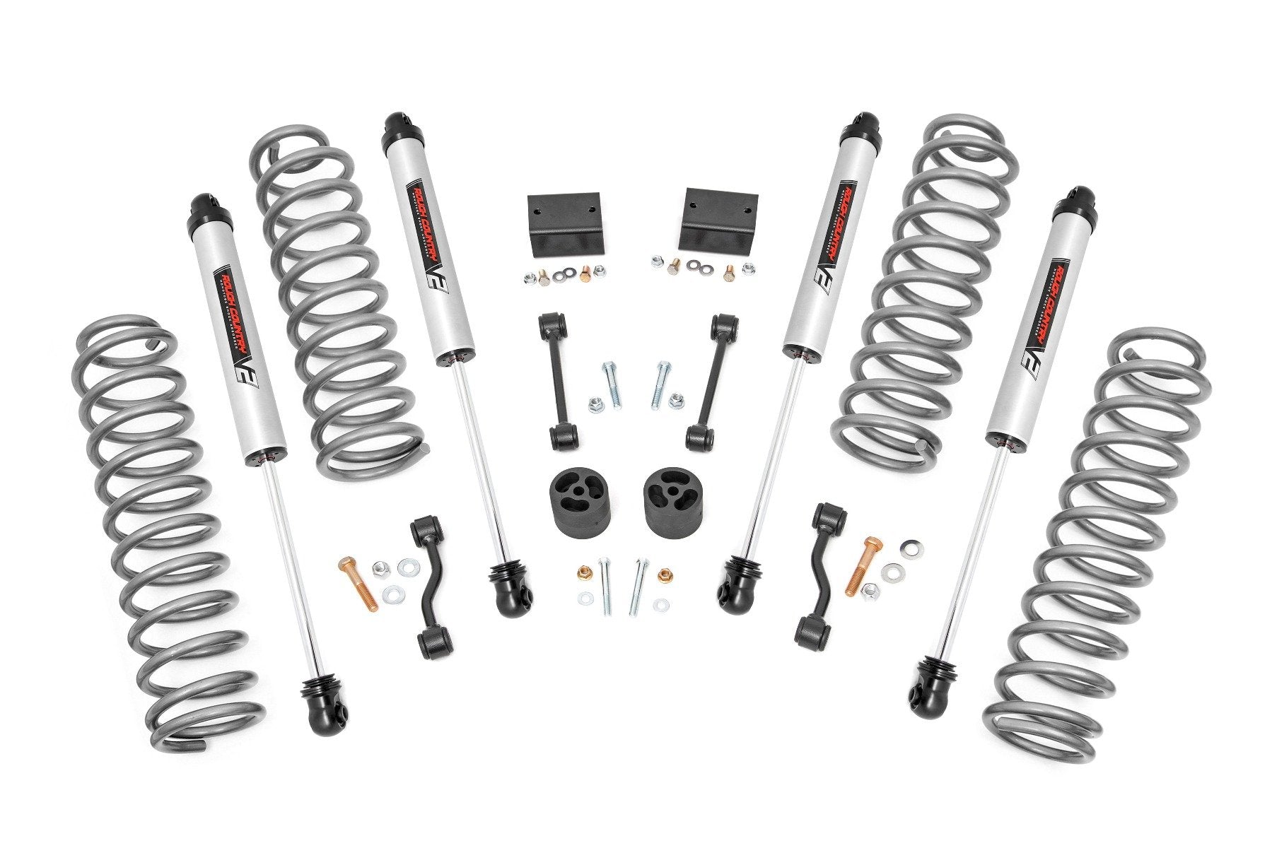 Rough Country 2.5 Inch Lift Kit | Coils | V2 | Jeep Wrangler JL 4WD (2024)