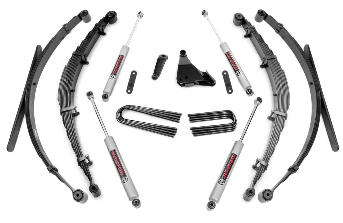 Rough Country 6 Inch Lift Kit | Rear Springs | Ford F-250/F-350 Super Duty 4WD (1999-2004)