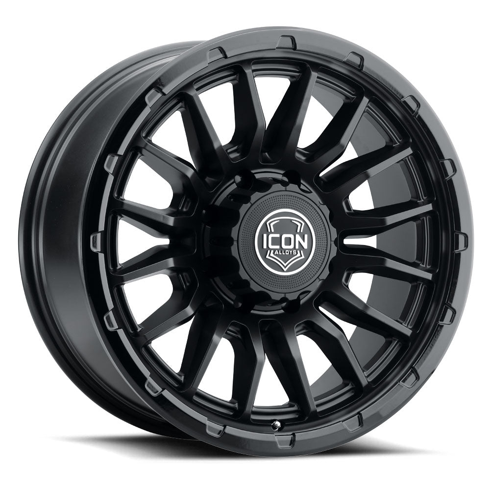 Icon Alloys Cajon Double Black Wheel 20 X 9 / 6 X 5.5 / 16MM / 5.625" BS (8320909056DB)