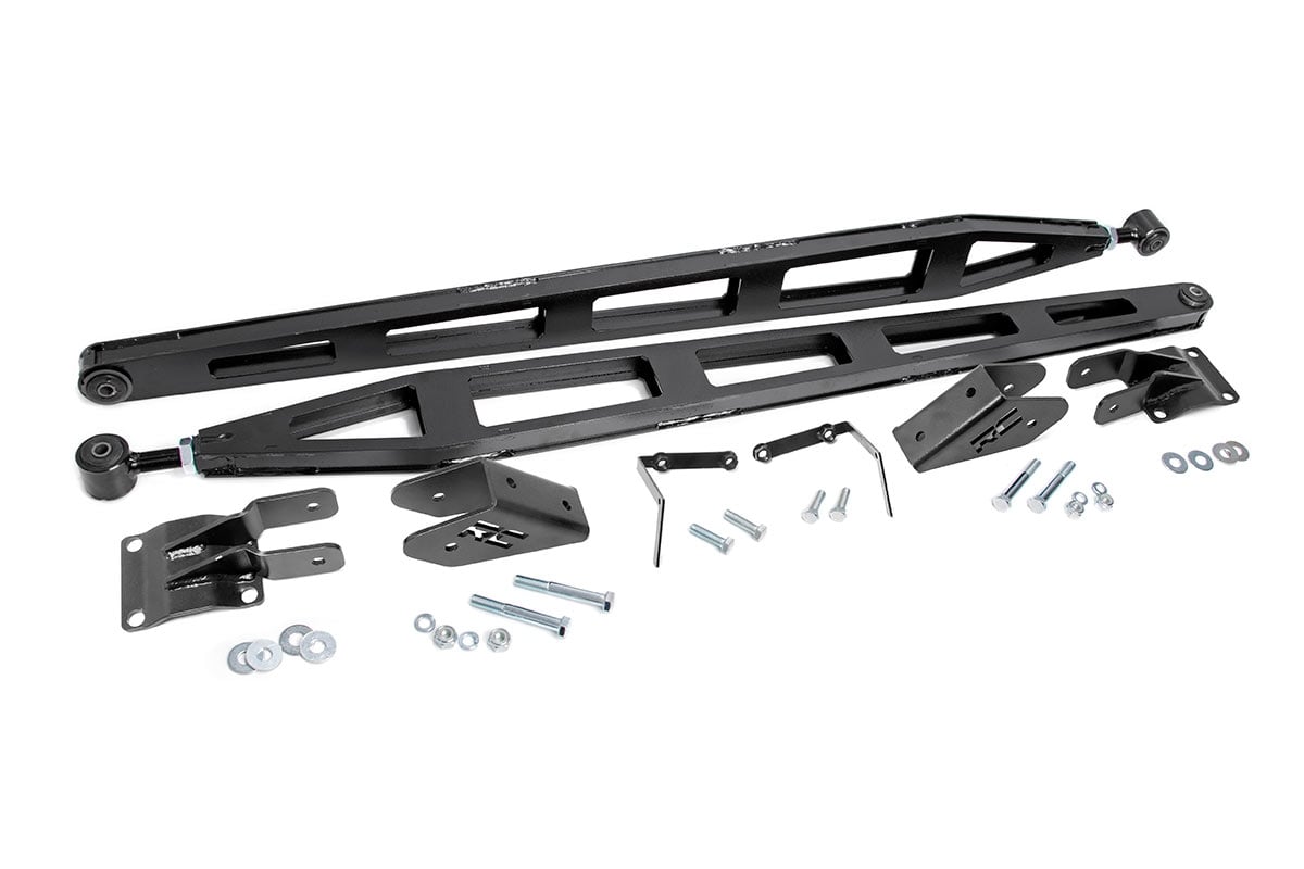 Rough Country Traction Bar Kit | Chevy Silverado & GMC Sierra 2500HD/3500HD 4WD (2011-2019)