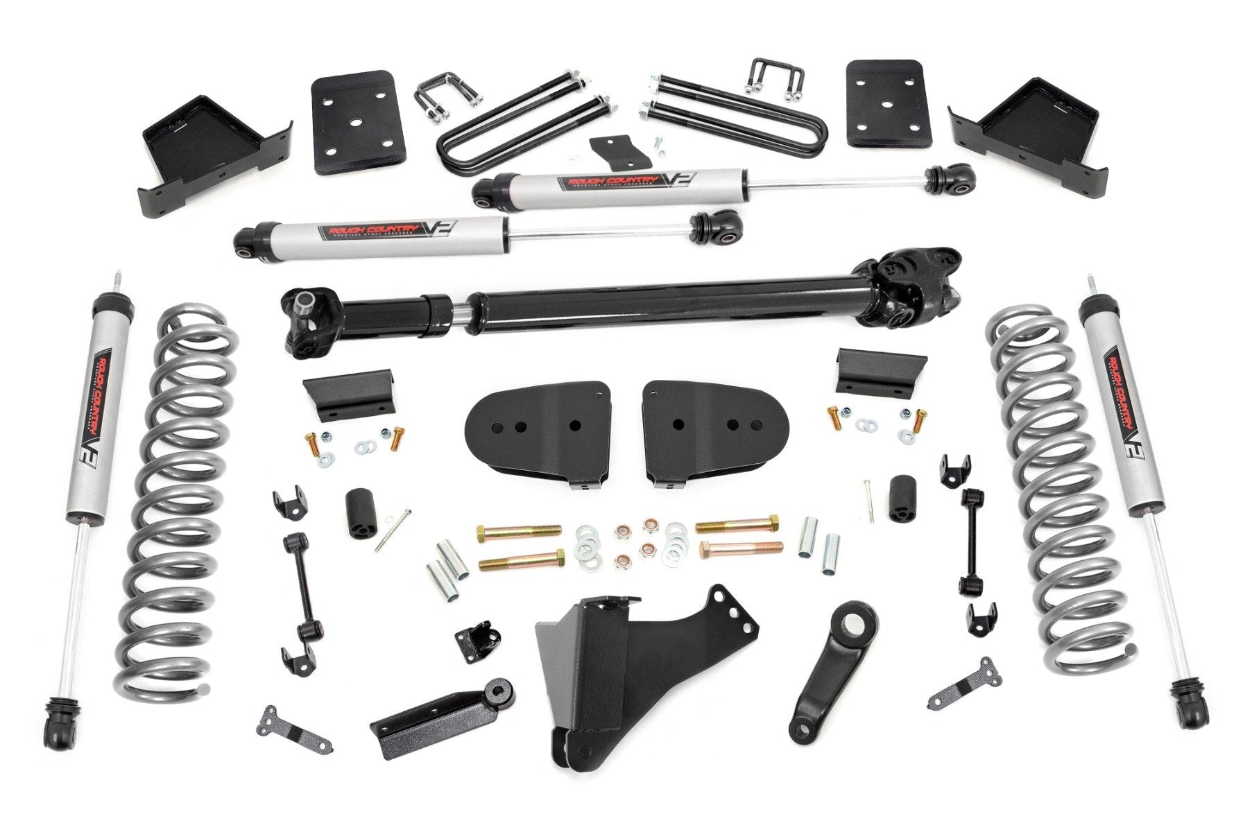 Rough Country 6 Inch Lift Kit | No OVLDS | D/S | V2 | Ford F-250/F-350 Super Duty (2023)