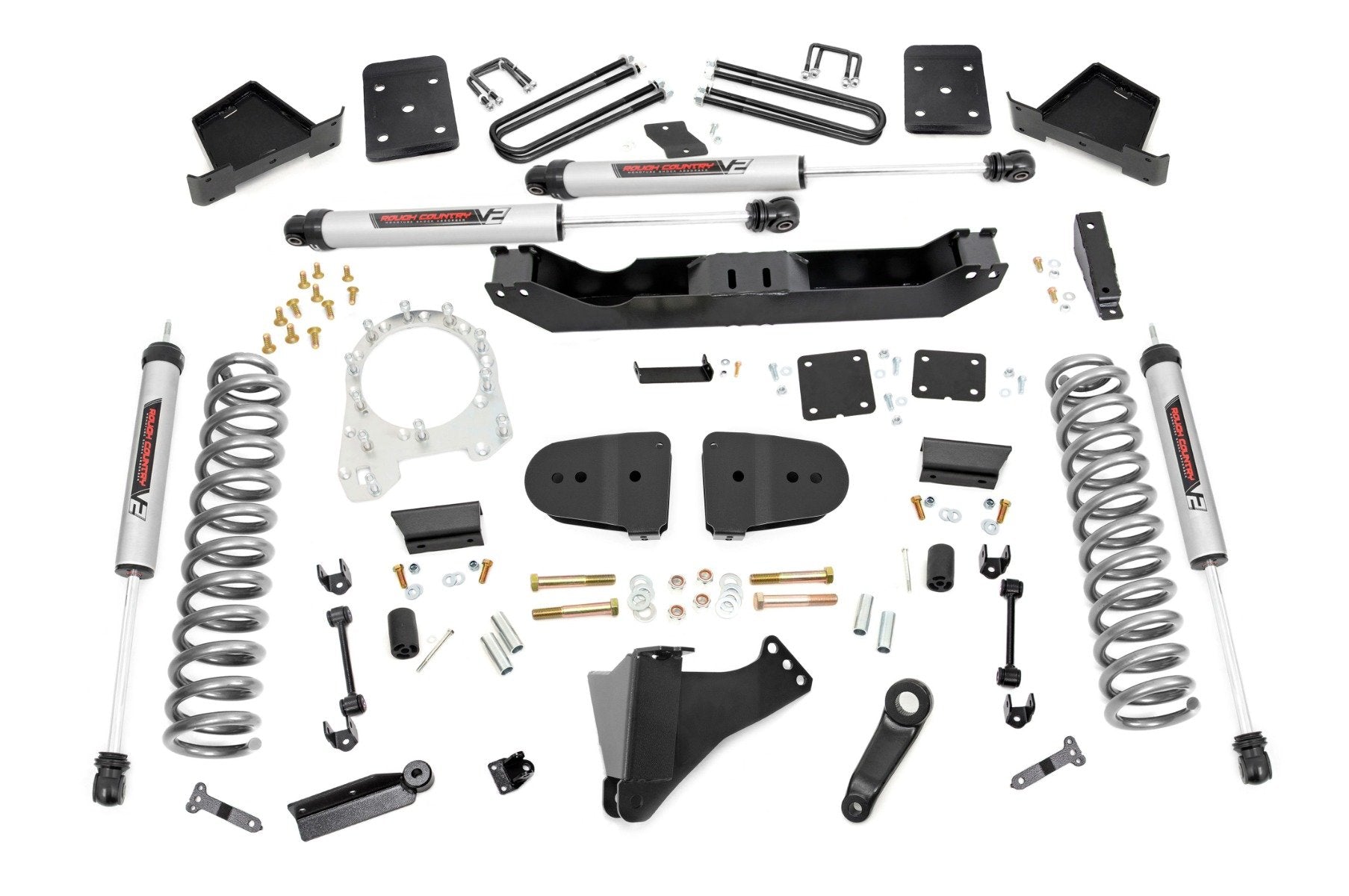 Rough Country 6 Inch Lift Kit | No OVLDS | V2 | Ford F-250/F-350 Super Duty 4WD (2023)