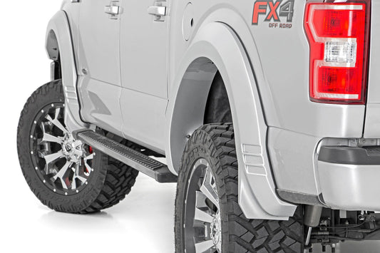 Rough Country Fender Flares | SF1 | UX Ingot Silver Metallic | Ford F-150 2WD/4WD (15-17)