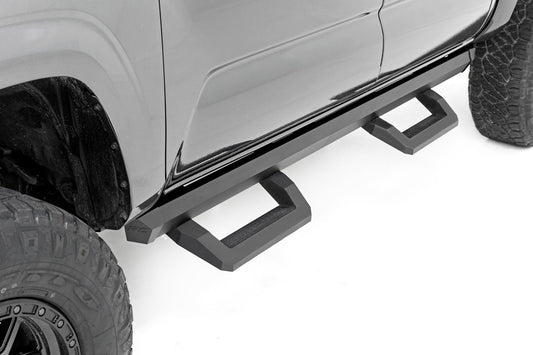 Rough Country SR2 Adjustable Aluminum Steps | Double Cab | Toyota Tacoma 2WD/4WD (05-23)
