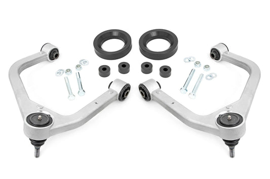 Rough Country 1.75 Inch Leveling Kit | Forged Alum UCA | AT4 | GMC Sierra 1500 4WD (19-24)