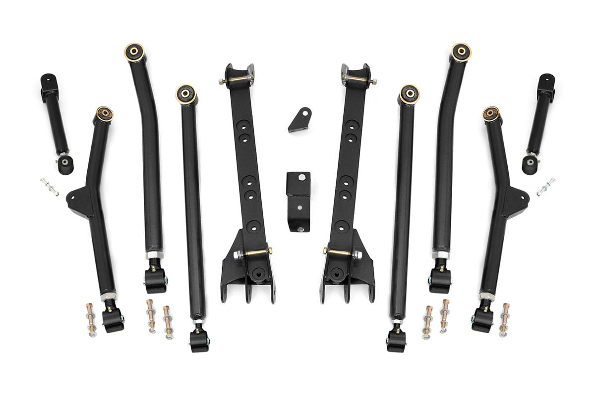 Rough Country Long Arm Upgrade Kit | 4-6 Inch Lift | Jeep Wrangler Unlimited 4WD (04-06)