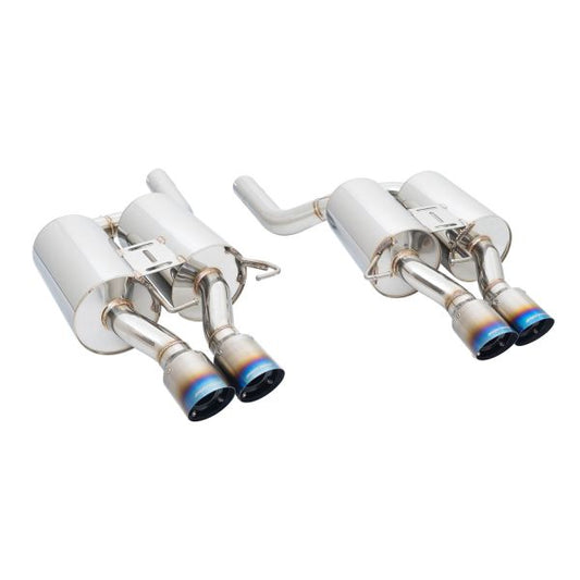 Megan Axle-Back Exhaust Right for 2005-2010 BMW M5 E60 Blue Tip (MR-ABE-BE60M5-BT-R)