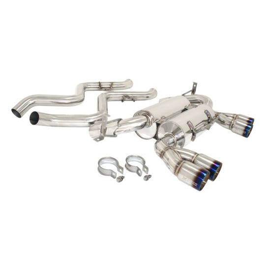 Megan Axle Back Exhaust for 2008-2011 BMW M3 Burnt Tip (MR-ABE-BE90M34D-VO)
