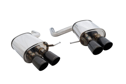 Megan Exhaust Rear Right for 2011+ BMW 535i Dual Black Tip (MR-ABE-BF10V2-BC-RR)