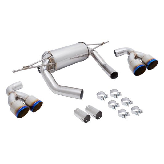 Megan Axle Back Exhaust for 2015+ BMW M4 F82 Burnt Tip (MR-ABE-BF82-VO)
