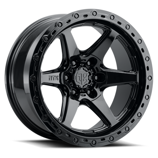 MTX SPITFIRE 6 GLOSS BLACK 18X9 6X135 +19mm (X300GB-89065+19)