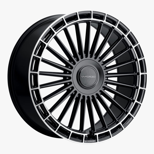 ESR MVF40 22x9 Gloss Black Diamond Ring (290BBBCC MVF40DRGB-P1)