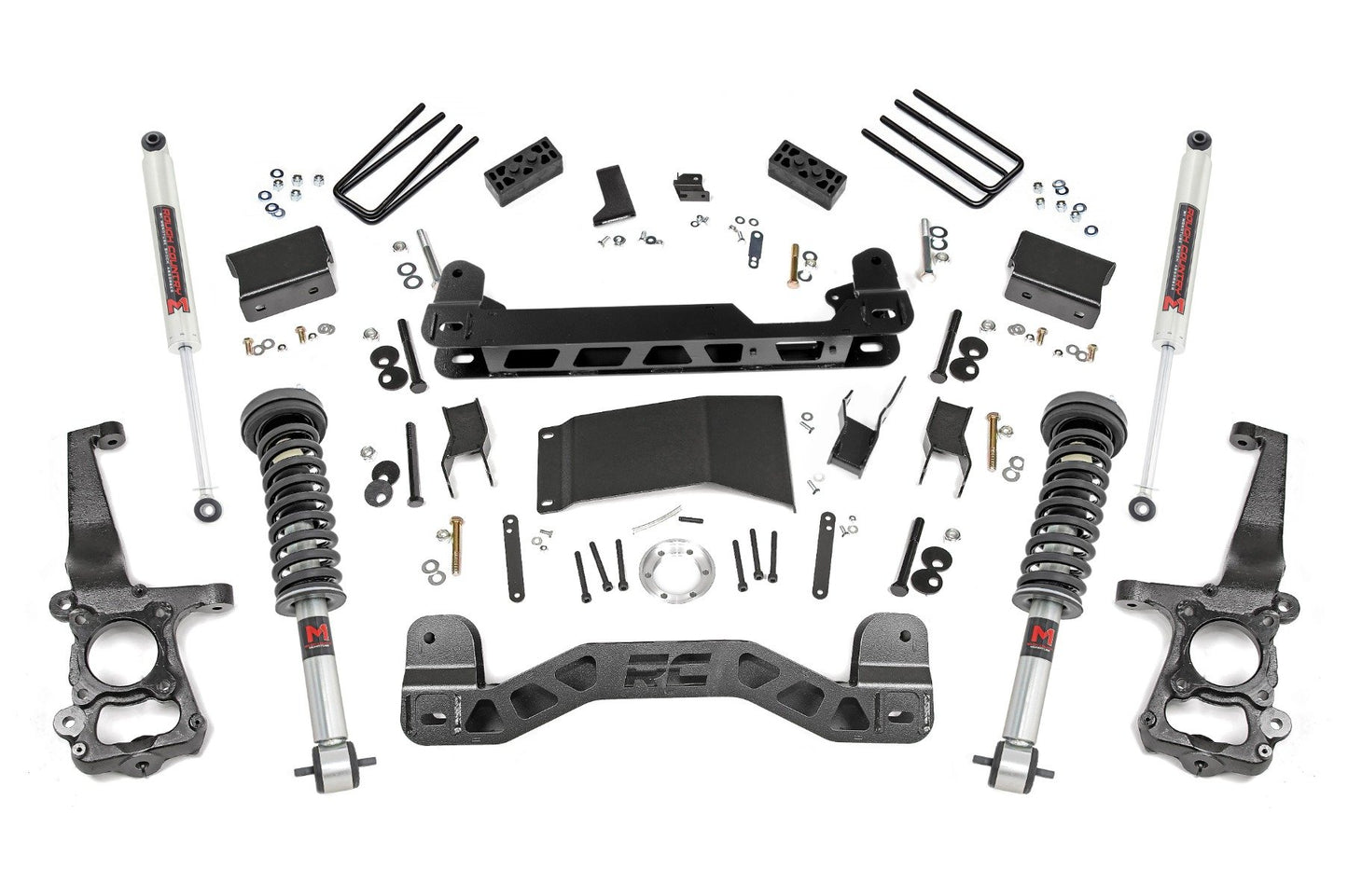 Rough Country 4 Inch Lift Kit | M1 Struts/M1 | Ford F-150 4WD (2015-2020)