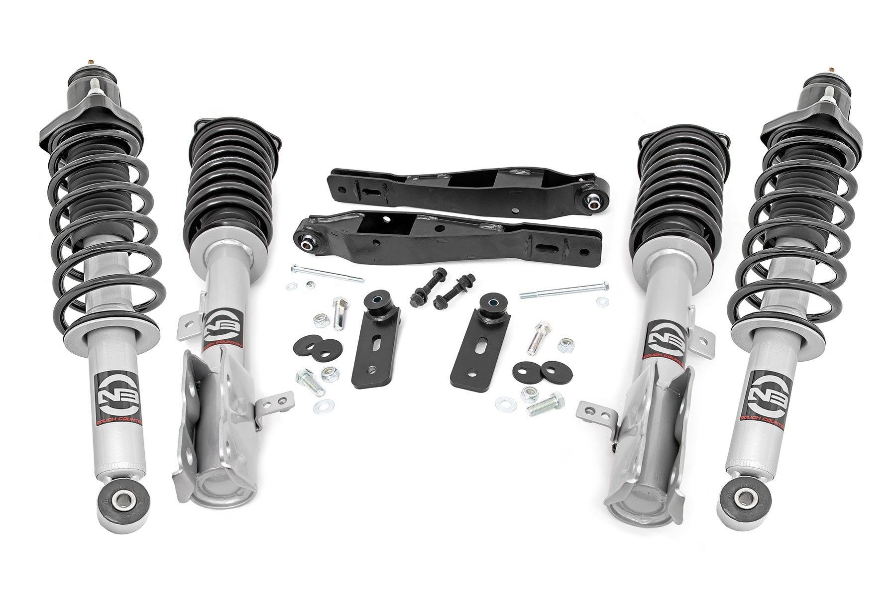 Rough Country 2 Inch Lift Kit | N3 Struts | Jeep Compass 4WD (2007-2016)