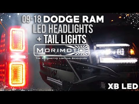 Morimoto XB LED White DRL Headlights for 2009-2018 Dodge Ram (LF520-ASM)
