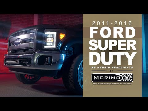 Morimoto XB LED White DRL Headlights for 2011-2016 Ford Super Duty (LF505-ASM)