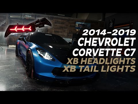 Morimoto XB LED White DRL Headlights for 2014-2019 Chevrolet Corvette (LF463)