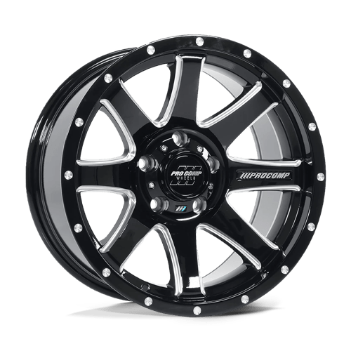 Pro Comp PA76 PATRIOT Black Wheel 17X9 5x127 -6mm (PXA8176-7973)