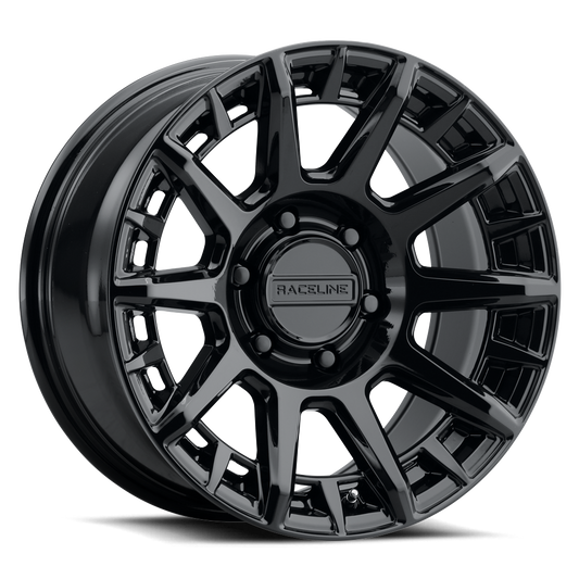 Raceline 964GB Vector Gloss Black Wheel 18x9 8x180 +18mm (964GB-89088+18)