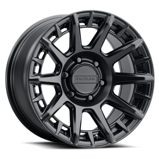 Raceline 964SB Vector Satin Black Wheel 18x9 8x180 +18mm (964SB-89088+18)
