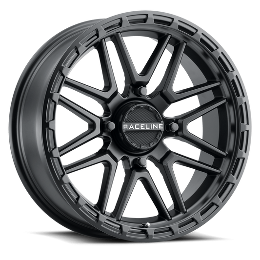 Raceline A11B Krank-XL Black UTV Wheel 18x7 4x156 0mm (A11B-87056-00)