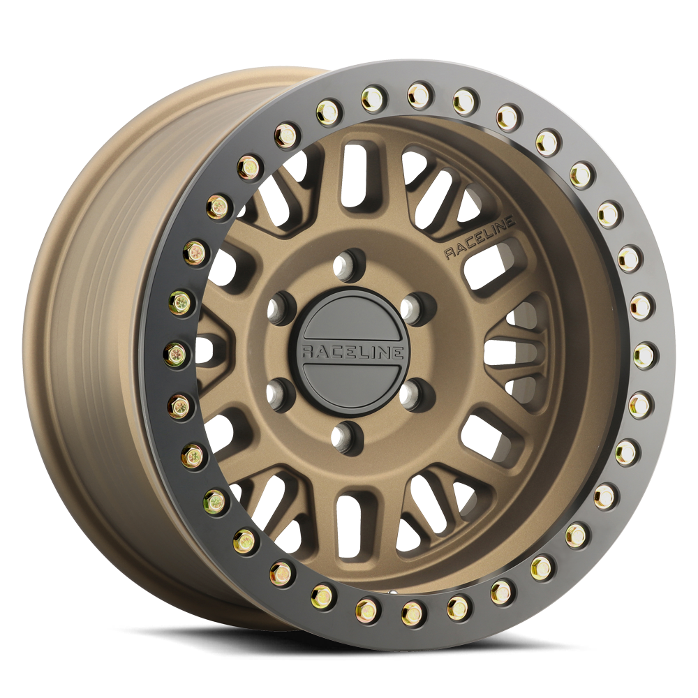 Raceline RT951BZ Ryno Cast Beadlock Bronze Wheel 17x9 6x5.5 -38mm/3.5"BS (RT951BZ-79060-38)