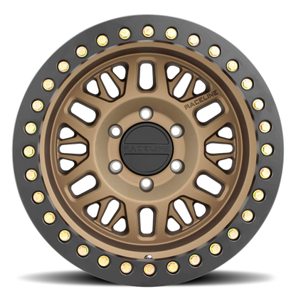 Raceline RT951BZ Ryno Cast Beadlock Bronze Wheel 17x9 6x135 -12mm/4.5"BS (RT951BZ-79065-12)