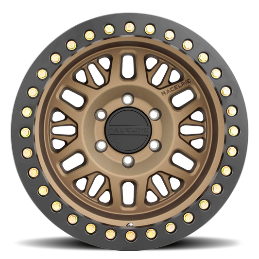 Raceline RT951BZ Ryno Cast Beadlock Bronze Wheel 17x9 6x135 -12mm/4.5"BS (RT951BZ-79065-12)