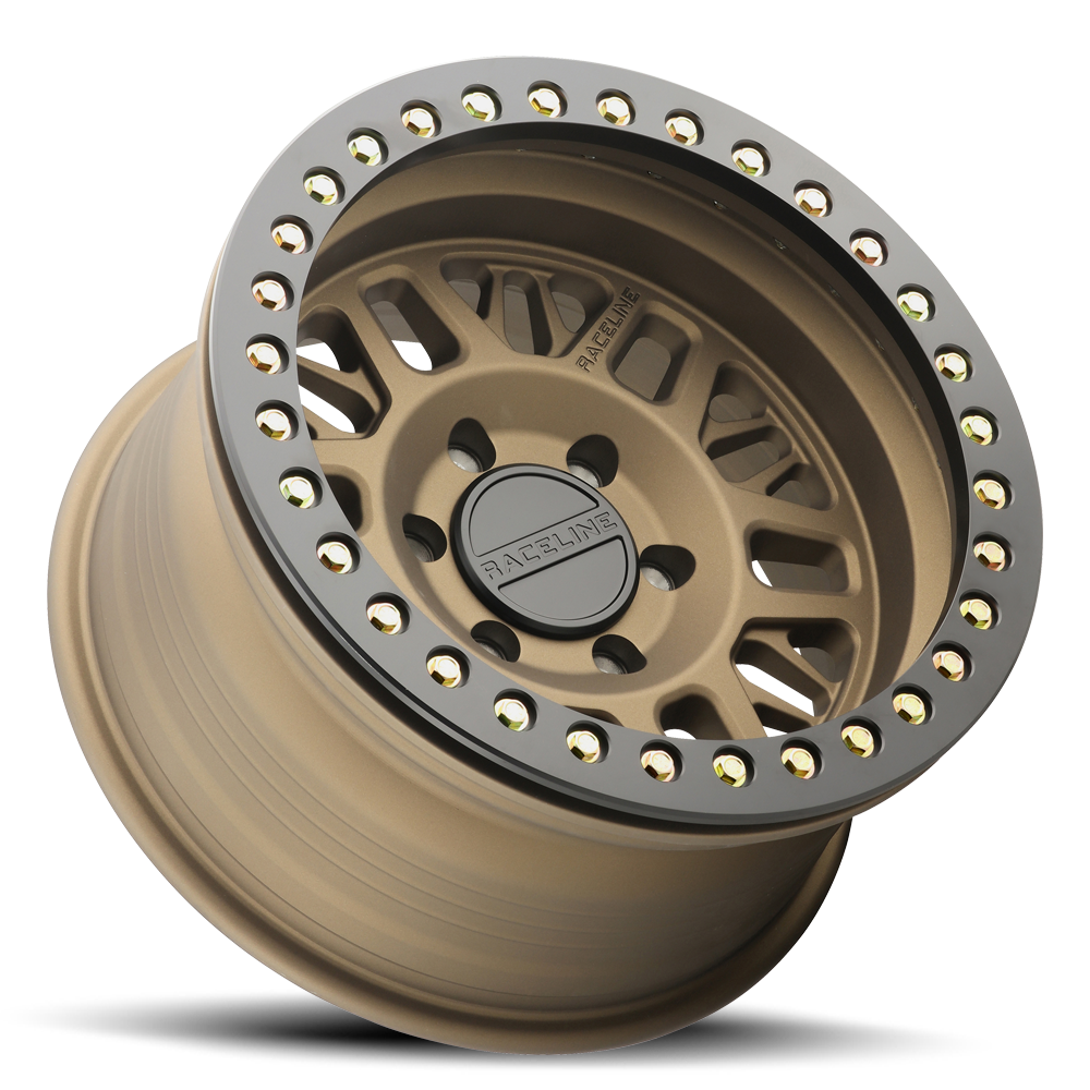 Raceline RT951BZ Ryno Cast Beadlock Bronze Wheel 17x9 8x6.5 -12mm/4.5"BS (RT951BZ-79080-12)