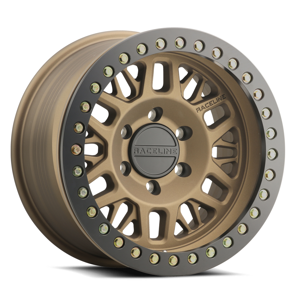 Raceline RT951BZ Ryno Cast Beadlock Bronze Wheel 17x9 5x5 -12mm/4.5"BS (RT951BZ-79050-12)