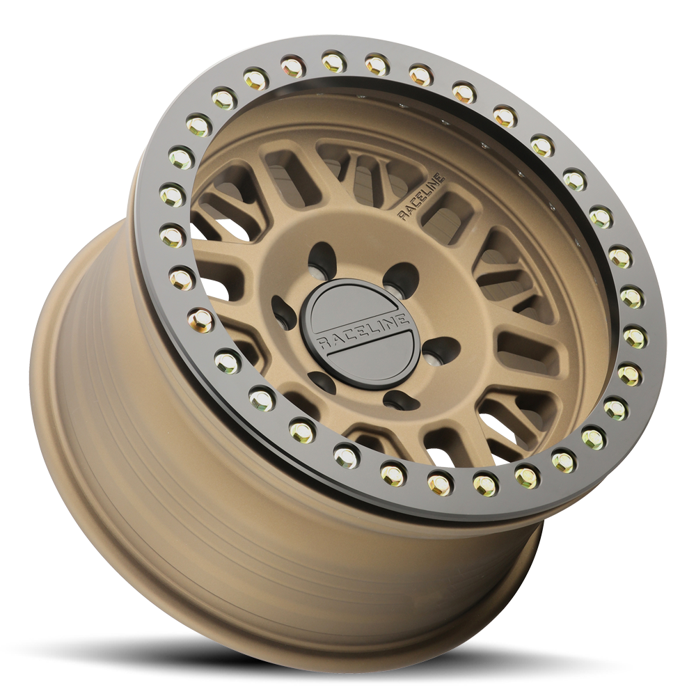 Raceline RT951BZ Ryno Cast Beadlock Bronze Wheel 17x9 6x5.5 -12mm/4.5"BS (RT951BZ-79060-12)