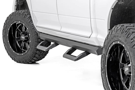 Rough Country SR2 Adjustable Aluminum Steps | Crew Cab | Ram 1500/2500/3500 2WD/4WD