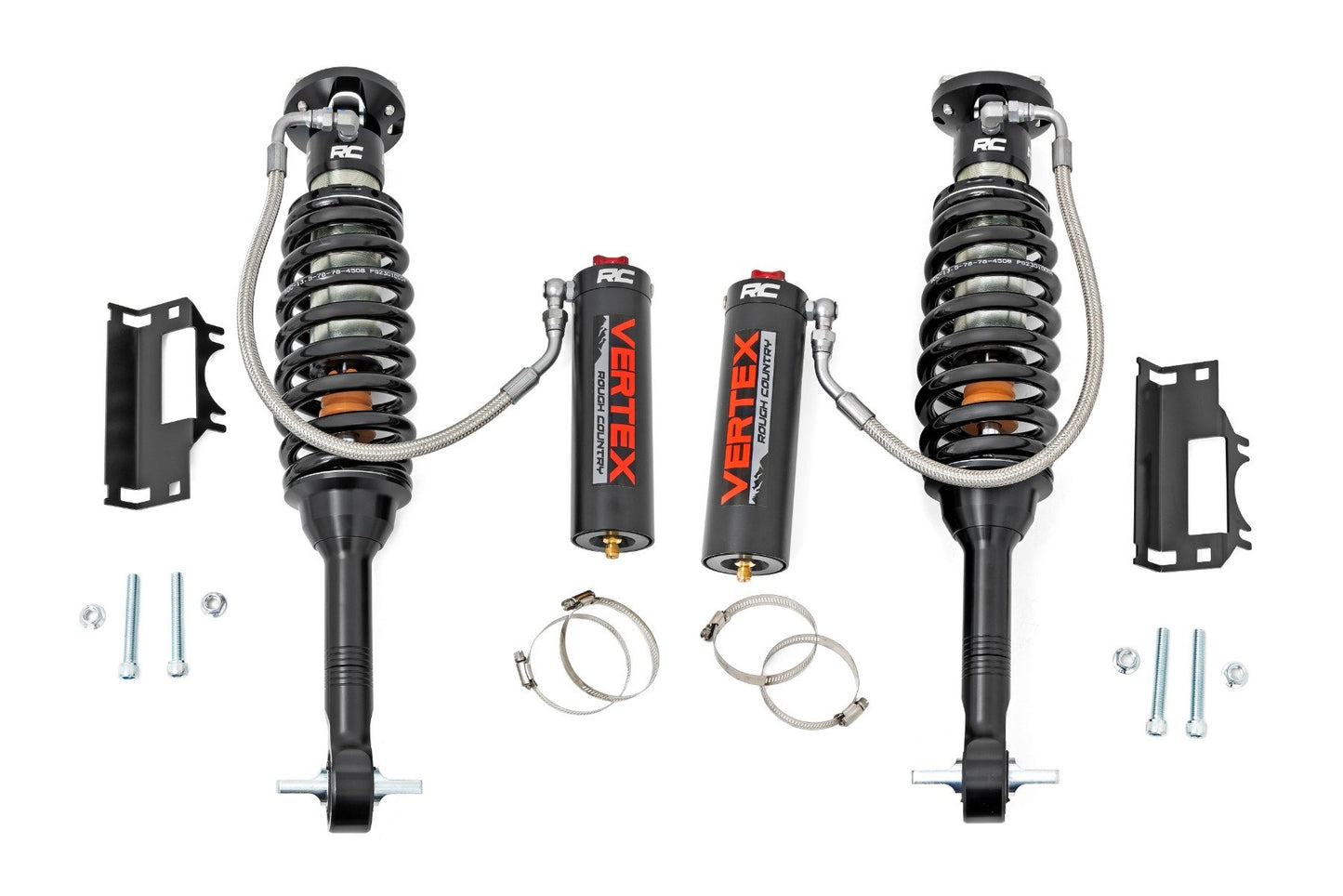 Rough Country Vertex 2.5 Adjustable Coilovers | Front | 7" | Ford Bronco 4WD (2021-2024)