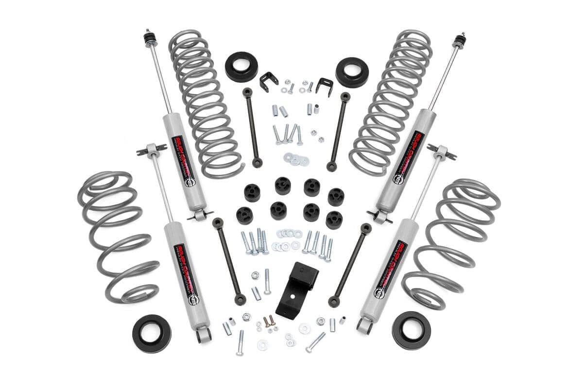 Rough Country 3.25 Inch Lift Kit | 6 Cyl | Jeep Wrangler TJ 4WD (1997-2002)