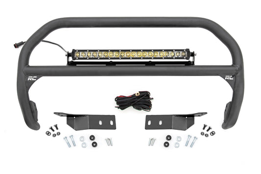 Rough Country Nudge Bar | 20 Inch Chrome Single Row LED | Toyota Tundra 2WD/4WD (2007-2021)