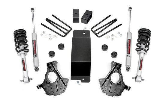 Rough Country 3.5 Inch Lift Kit | Cast Steel LCA| N3 Strut | Chevy/GMC 1500 (07-13)