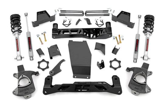 Rough Country 6 Inch Lift Kit | Alum/Stamp Steel | N3 Struts | Chevy/GMC 1500 (14-18 & Classic)