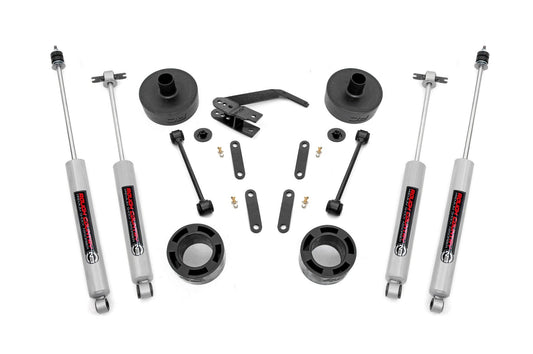 Rough Country 2.5 Inch Lift Kit | Spacers | N3 | Jeep Wrangler JK/Wrangler Unlimited  (07-18)