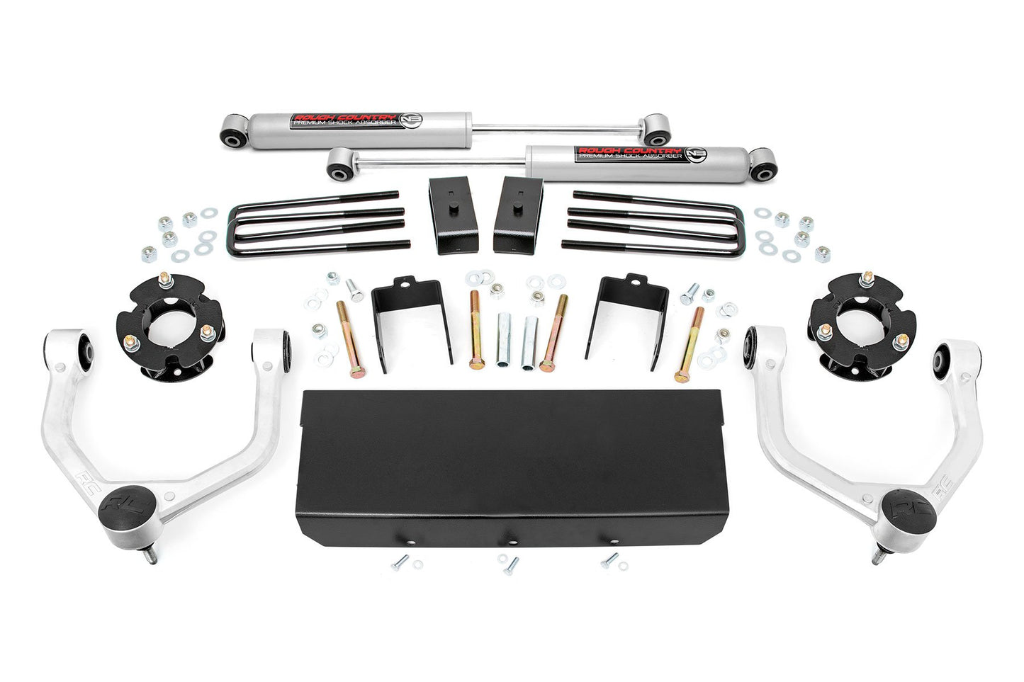 Rough Country 3 Inch Lift Kit | N3 Shocks | Nissan Titan XD 2WD/4WD (2016-2024)