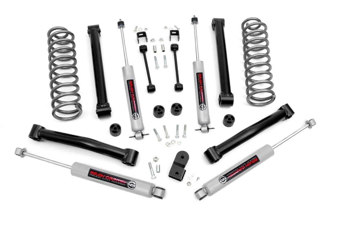 Rough Country 3.5 Inch Lift Kit | V-6 Motor | Jeep Grand Cherokee ZJ 2WD/4WD (1993-1998)