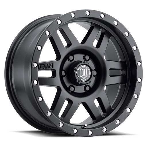 ICON Six Speed Black Wheel 17x8.5 6x139.7 +0mm